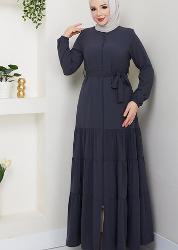 Zara Navy Uzun Piliseli Bohem Elbise