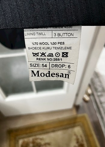 Gri Düğmeli Erkek Takım Elbise - Görsel 2