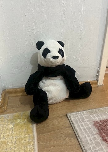 Beden Yumuşak Siyah Beyaz Panda Peluş Oyuncak