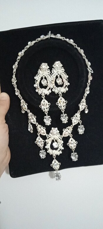 Kolye & küpe set - Görsel 2