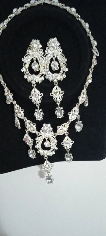 Kolye & küpe set - Görsel 3