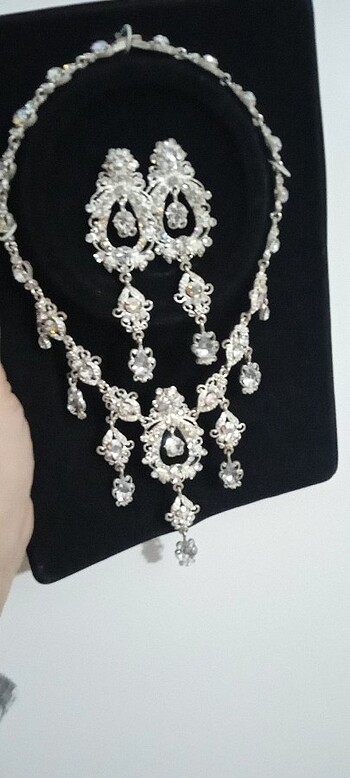 Kolye & küpe set - Görsel 4