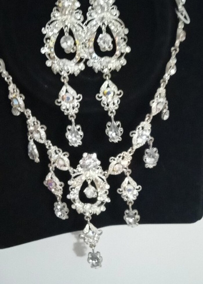 Kolye & küpe set - Görsel 3