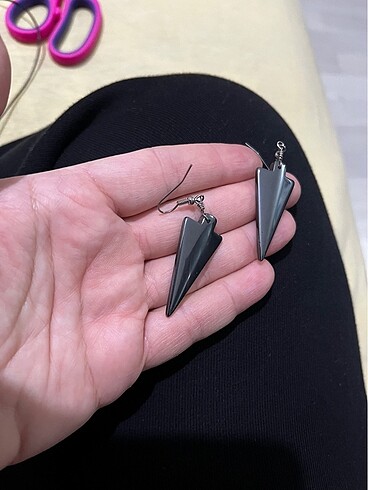 Onik doğal taş küpe - Görsel 2