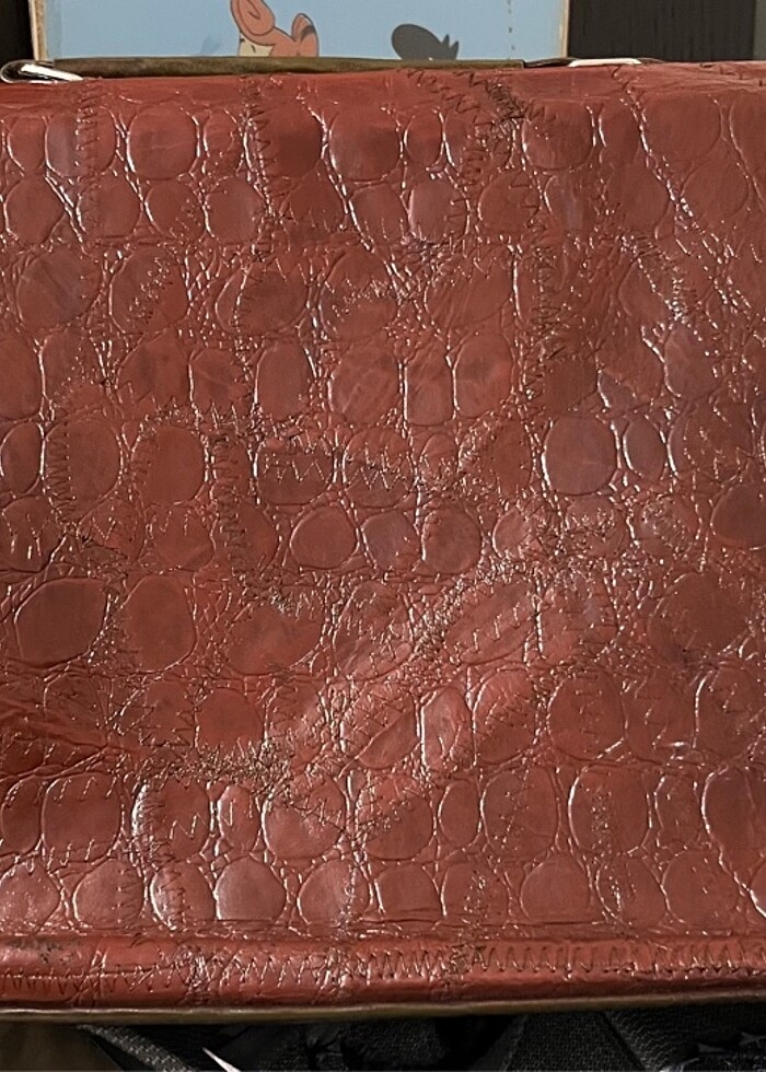 Hakiki Yılan Derisi MC Marka Vintage Bayan Çanta - Görsel 2