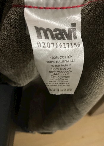 Asker Yeşili Denim Erkek Gömlek, Düğmeli, Salaş Kesim - Görsel 4