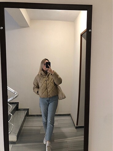 Stradivarius Şişme Mont
