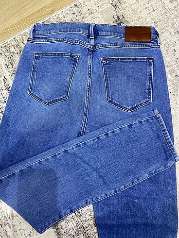 Tara Jarmon Mavi orta skinny jean pantolon