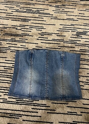 zara denim büstiyer