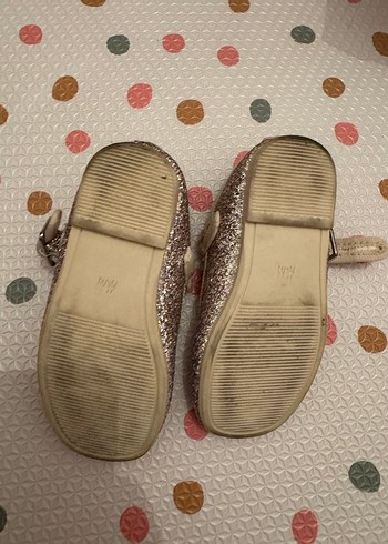 H&M Kız Çocuk Simli Bej Babet - Görsel 4