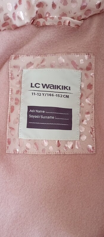 LC Waikiki LCWAİKİKİ 11 12 YAŞ PEMBE DESENLİ ÇOCUK MONT