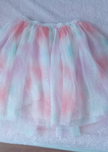 Kız Çocuk Pastel Renkli Fırfırlı Etek