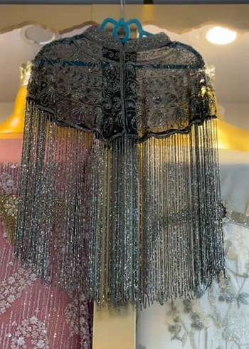 Taşlı pelerin - Görsel 11