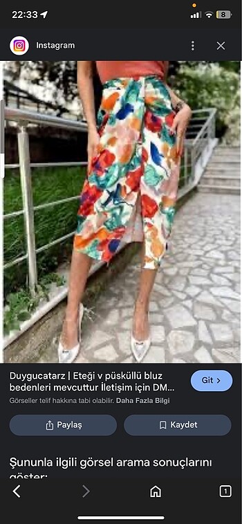 Yırtmaçlı etek