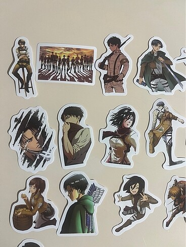 ATTACK ON TİTAN ANİME STICKER SETİ