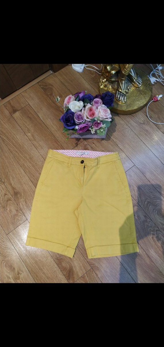 Sarı  Pamuklu Şort 36 beden - Görsel 3