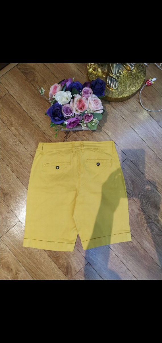 Sarı  Pamuklu Şort 36 beden - Görsel 5