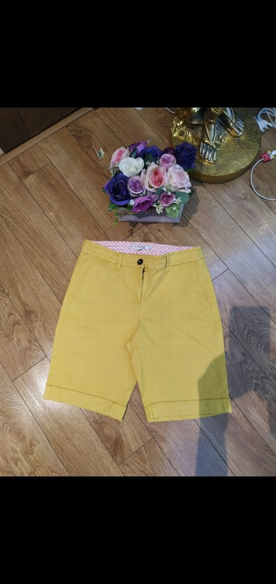 Sarı  Pamuklu Şort 36 beden - Görsel 2