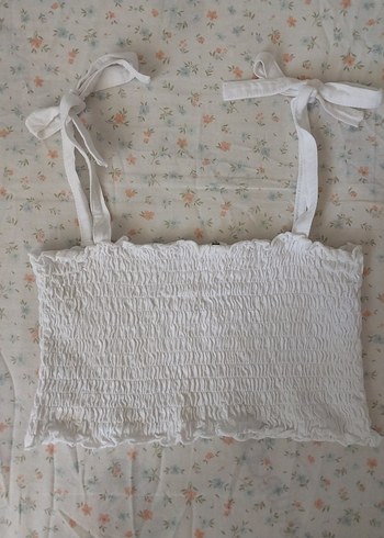 s Beden Fırfırlı Askılı ayarlanabilir crop