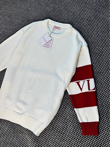 Valentino Logo Knit Cotton Sweater