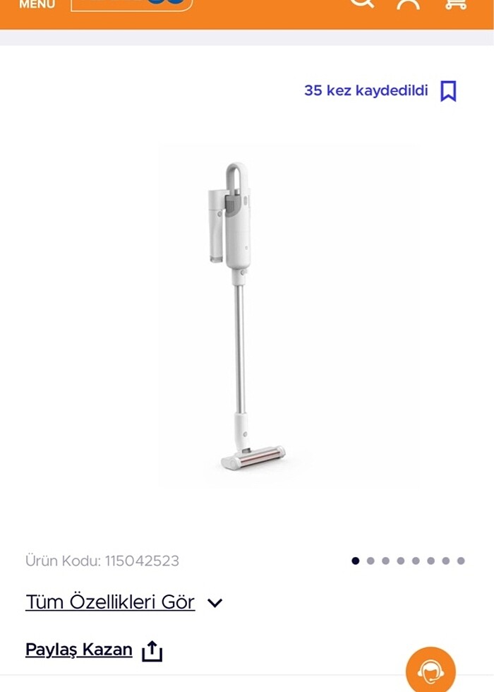 Xioami mi vacuum cleaner - Görsel 2