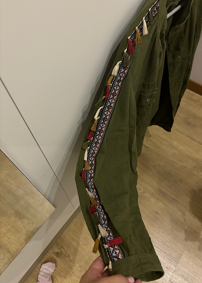 Zara model ince parka - Görsel 2