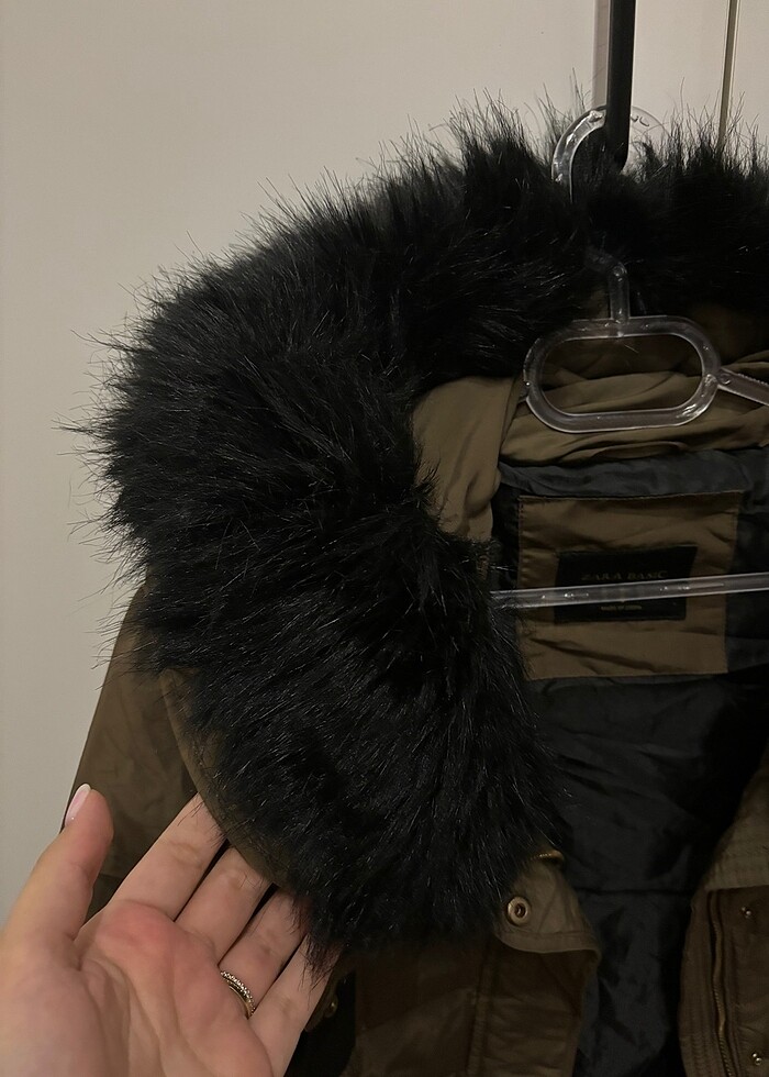 Zara Kürklü Şişme Mont - Görsel 2