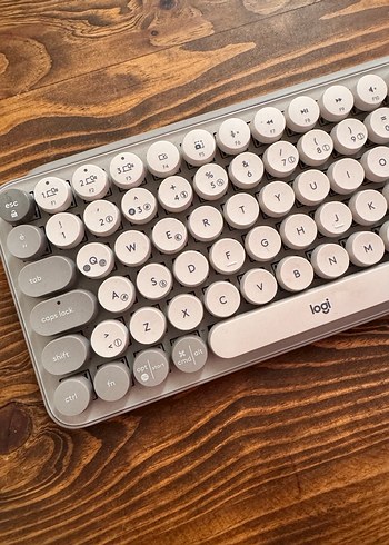 Logitech Pop Keys Klavye Krem Rengi - Görsel 4