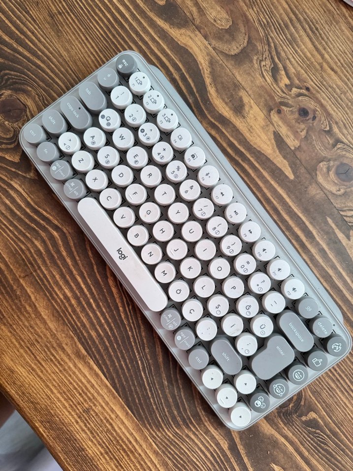 Logitech Pop Keys Klavye Krem Rengi - Görsel 2