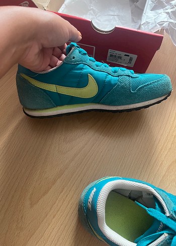 36 Beden mavi Renk Mavi Yüksek Topuklu Spor Ayakkabı Velcro Detaylı