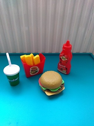 Oyuncak Hamburger Seti