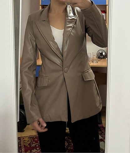 Deri blazer