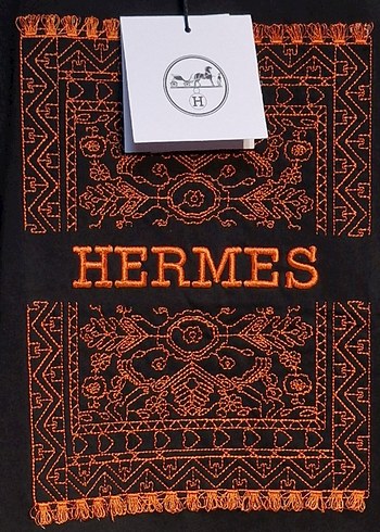 Hermes Baskılı t-shirt