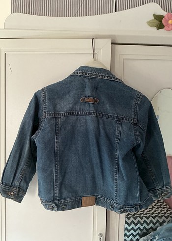 Erkek Çocuk Koyu Mavi Kot Ceket - Görsel 2