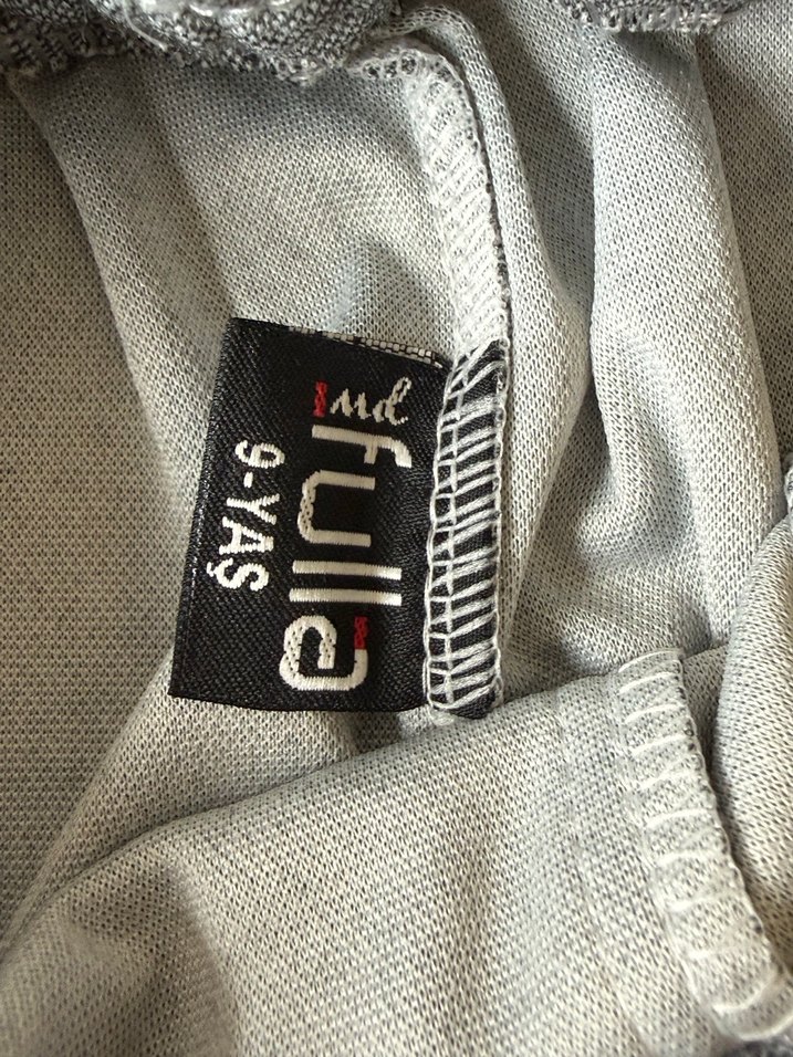 Gri erkek çocuk şort - Görsel 3