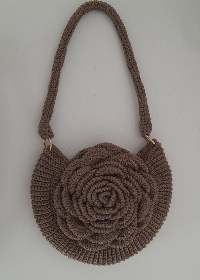 ÖRGÜ GÜL ÇANTA - Görsel 3