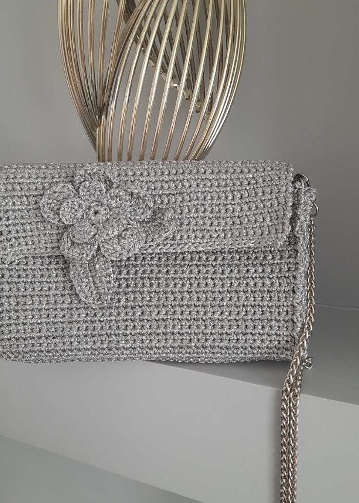 ÖRGÜ ABİYE ÇANTA - Görsel 2