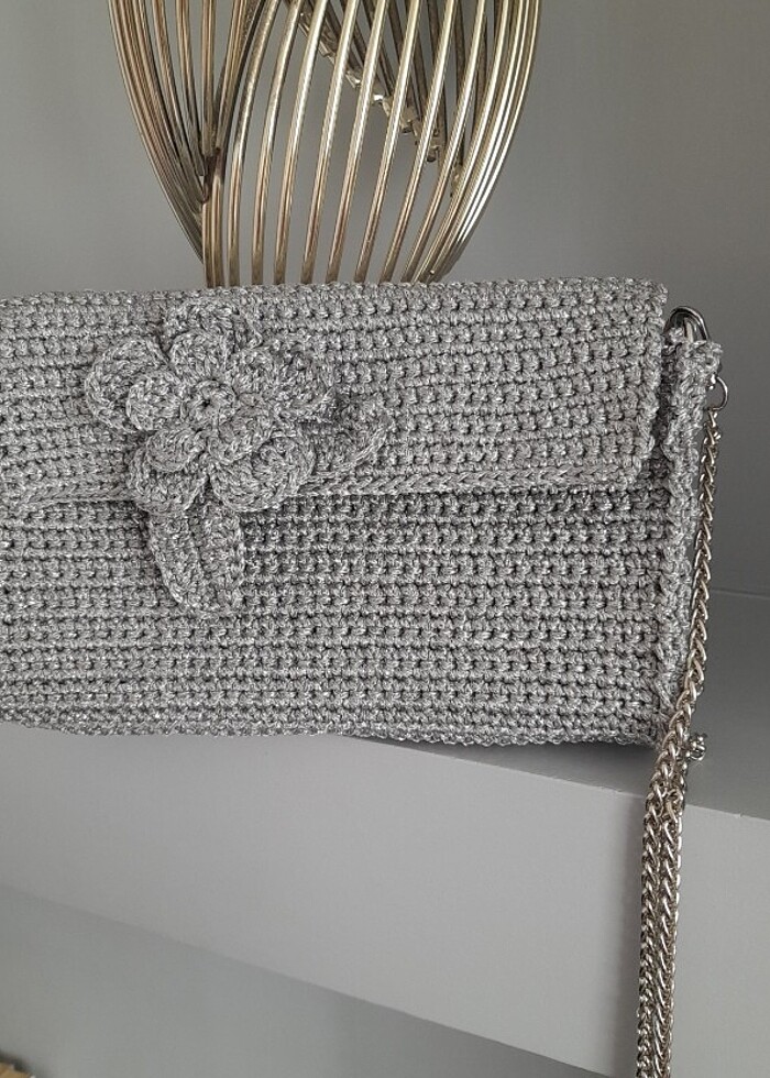 ÖRGÜ ABİYE ÇANTA - Görsel 3