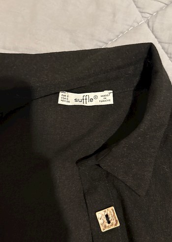 Siyah Kısa Kollu Uzun elbise - Görsel 3