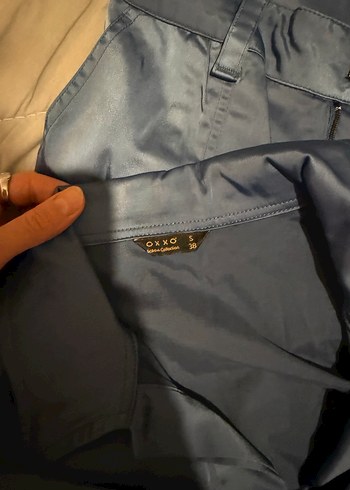 Düğmeli, Midi Boy, kadın saten takım - Görsel 2