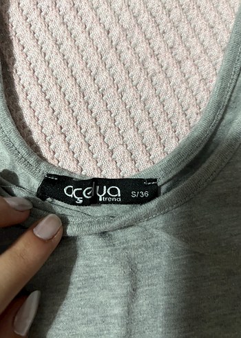Diğer Gri Atlet Crop Top