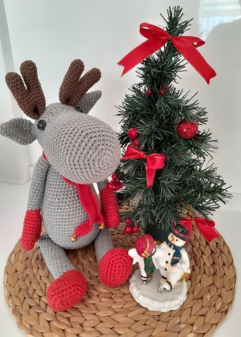 AMIGURUMI UYKU OYUNCAĞI YILBASI GEYİK - Görsel 2