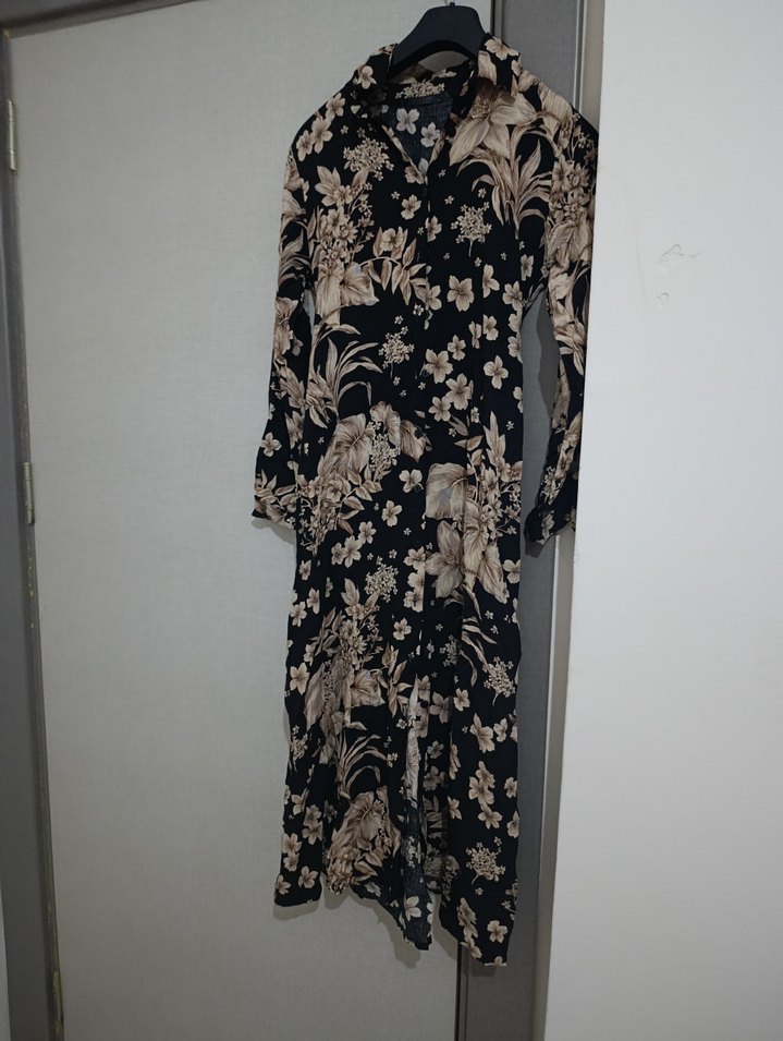 Bohem Uzun Kollu elbise - Görsel 3