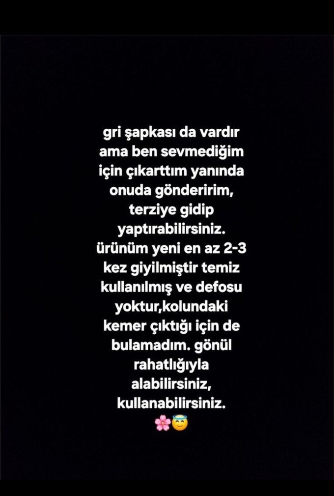 Siyah Deri Ceket,kısa ve gri şapkası da vardır — görsel 4/5