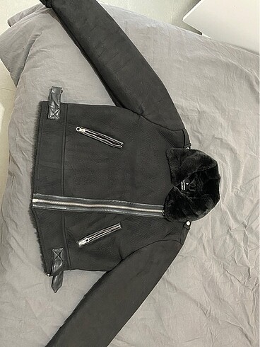 m Beden siyah Renk Stradivarius biker ceket