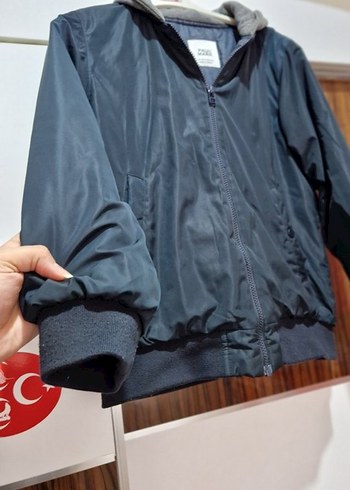 Kapüşonlu Fermuarlı Erkek Çocuk Ceketi - Görsel 2