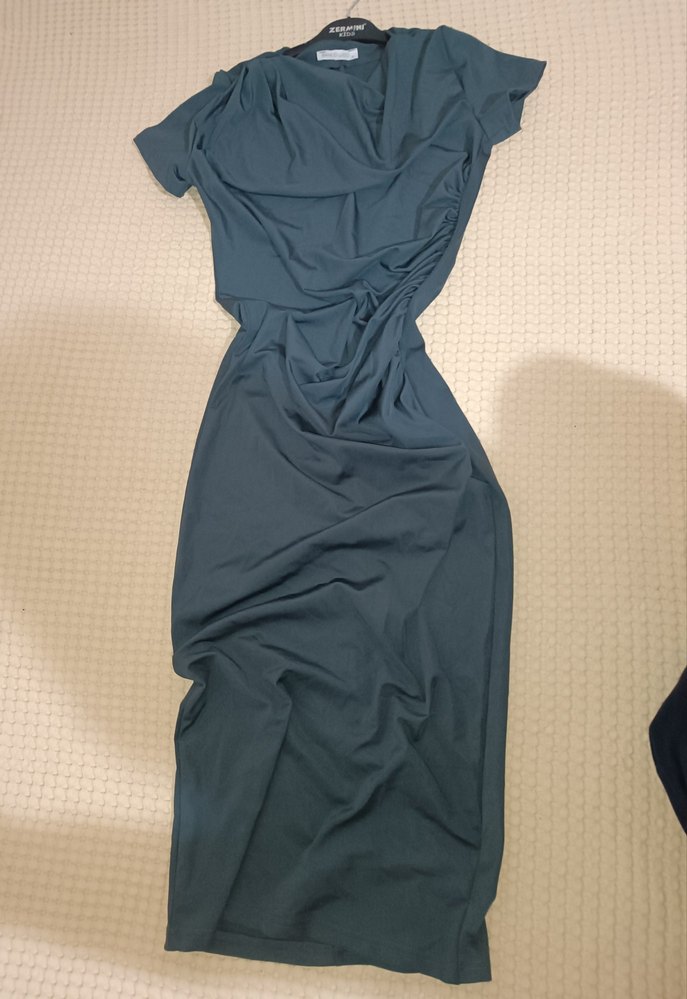 Kadın Gri Midi Elbise - Görsel 4