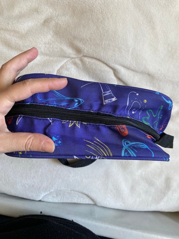 Renkli Uzay Temalı Çocuk Okul  beslenme Çantası - Görsel 2