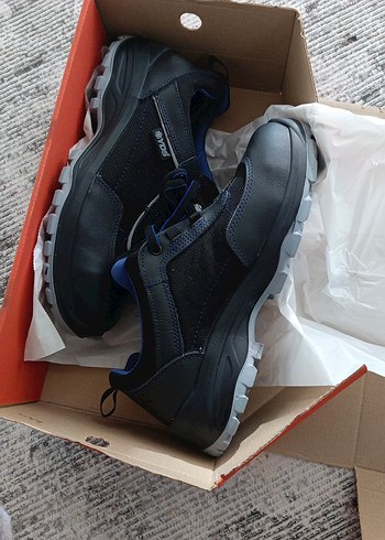 Mavi Siyah Erkek çelik burun iş ayakkabısı - Görsel 4