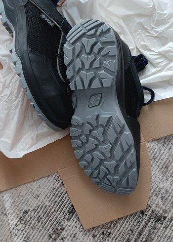 Mavi Siyah Erkek çelik burun iş ayakkabısı - Görsel 2